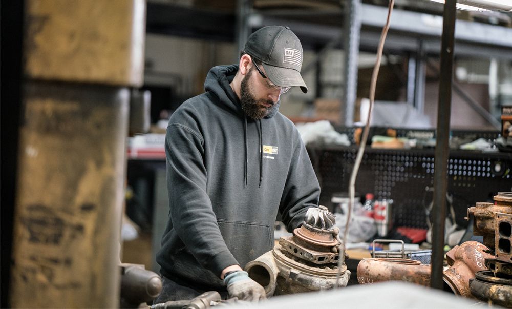 Carter Technician at work bench